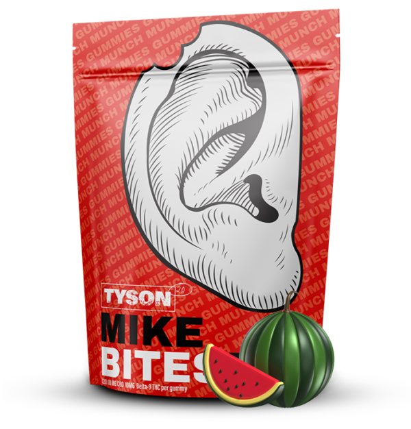 Mike Bites Watermelon D9 Gummies (20ct)